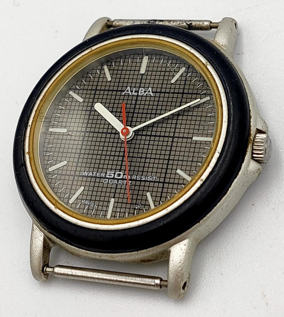 ALBA Alba QUESTO Y131-612B Quartz 50M Water Resist Watch Head Only | Japan