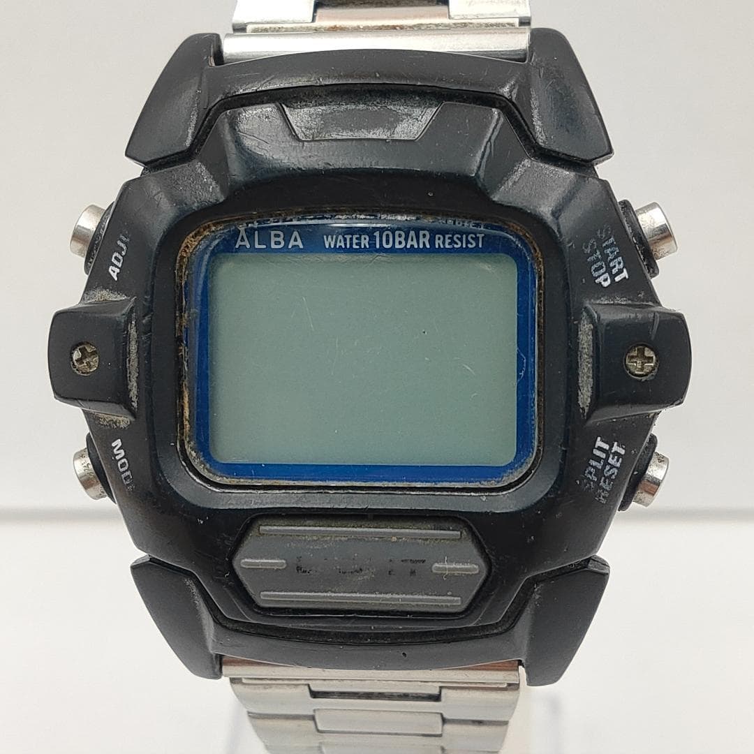 ALBA W170-4A50 Digital Quartz 10BAR Watch | Japan - ALBA