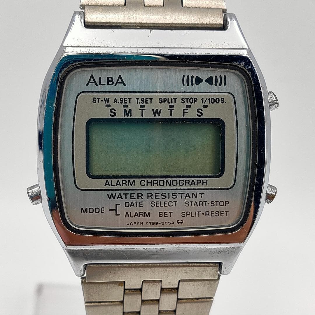 Alba Y799-5050 Alarm Chronograph Digital Watch | Japan - ALBA