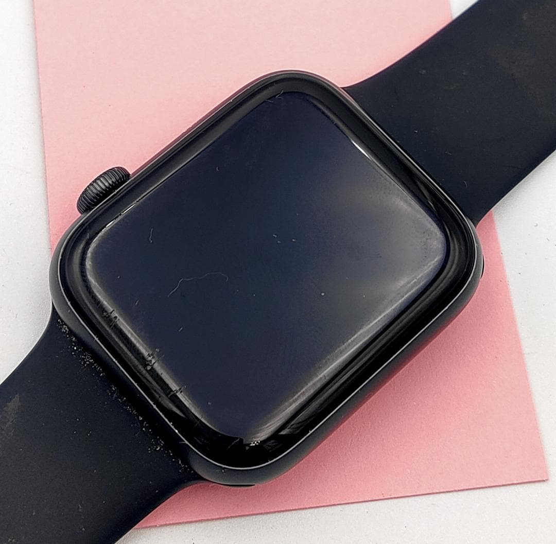 Apple Watch SE 44mm Aluminum Ceramic Case Black Smartwatch - Apple