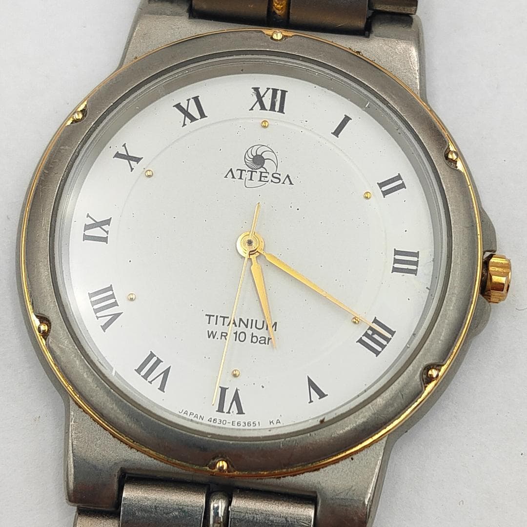 Citizen Attesa Titanium 4630-E62151 GN-4-S Quartz Watch | Japan - ATTESA