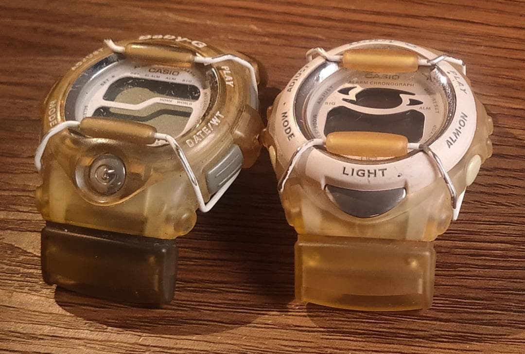 2x Casio Baby-G BG-390 & BGT-100 Module 1678 1805 Watch Lot | Jap - Baby-G