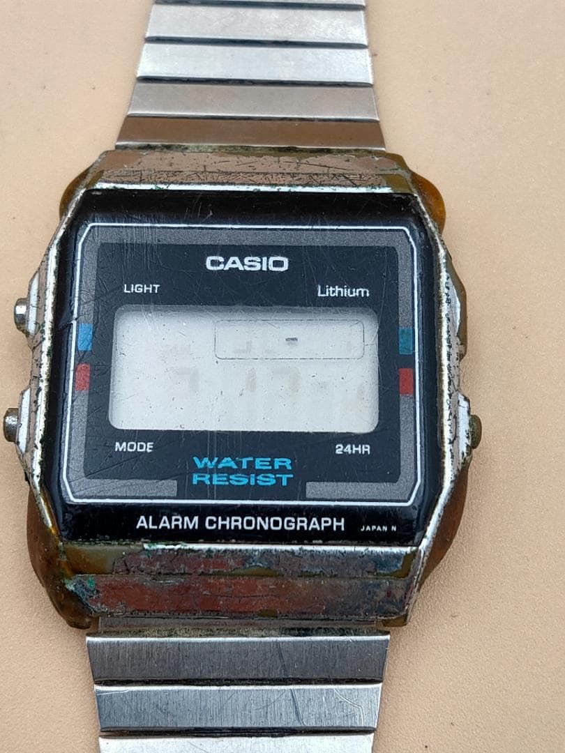 CASIO Casio A156W Module 590 Digital Alarm Chronograph Watch | Japan