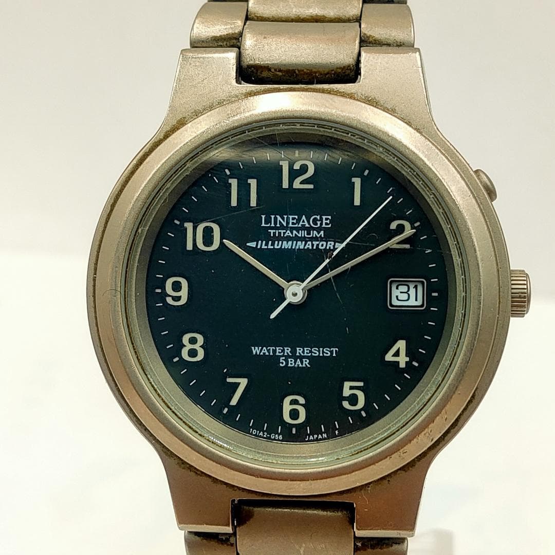 CASIO Vintage Casio Lineage Titanium LIN-100 Watch – For Parts or Repair Project