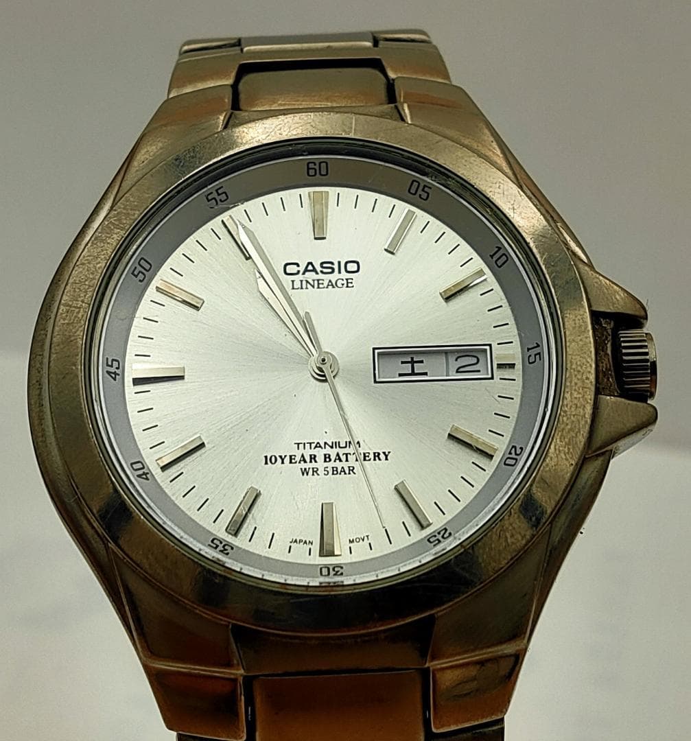 CASIO Vintage Casio Lineage LIN-171J Titanium Watch – Working