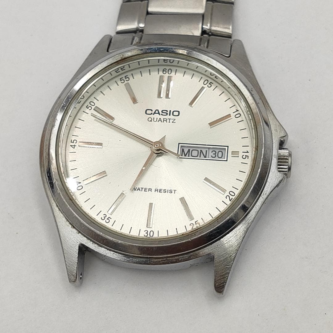 CASIO Vintage Casio MTP-1239DJ Day-Date Watch – For Parts or Repair Project