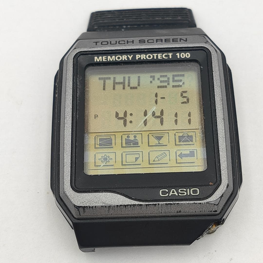 CASIO Vintage Casio Touch Screen VDB-101 Watch – Parts or Restoration Project