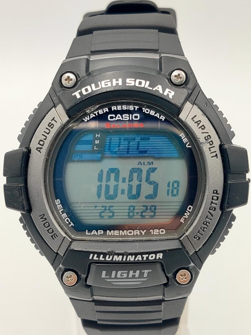 CASIO Casio Tough Solar W-S220 Digital Watch – Black – Workin