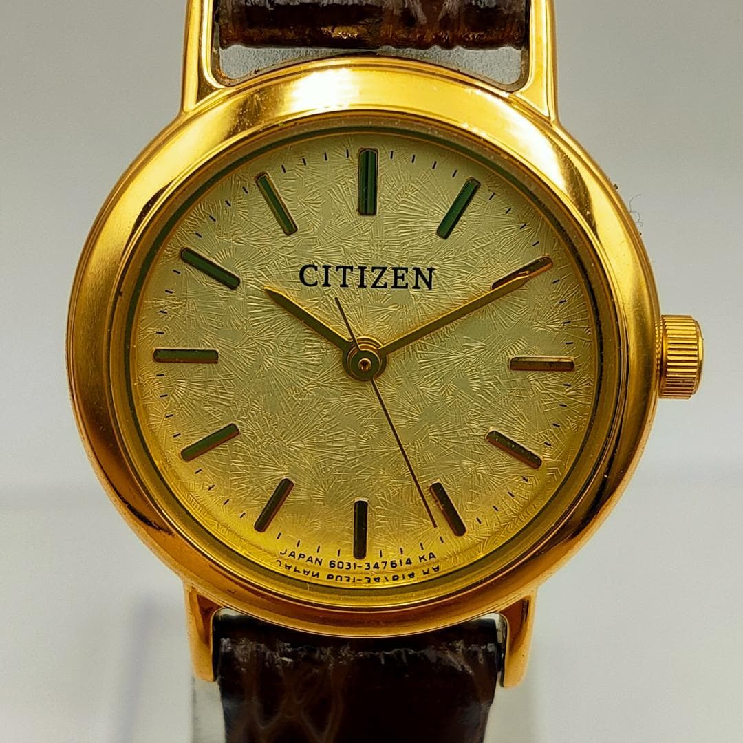 Citizen Citizen 6031-343395 KA Gold-Tone Ladies Quartz Watch | Japan