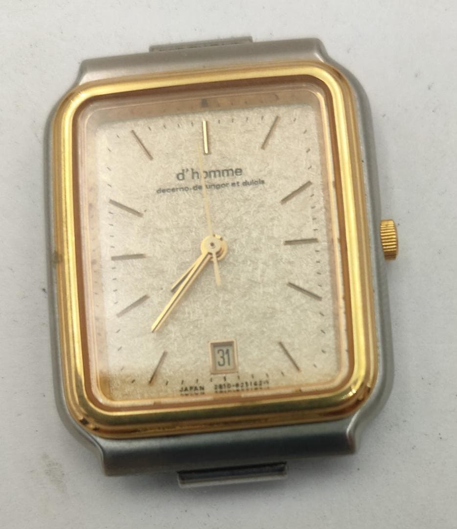 Citizen Citizen d'homme 2810-267281 Date Square Quartz Watch | Japan