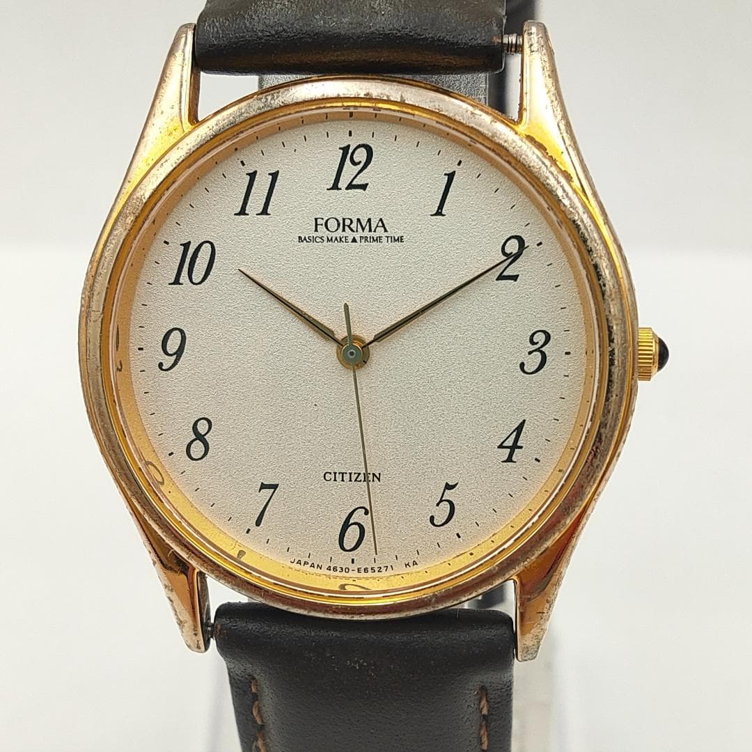 Citizen Forma E63026 Gold Tone Quartz Dress Watch | Japan - Citizen