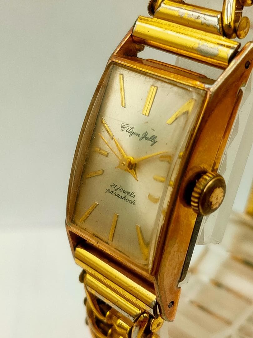 Citizen Gully J6022 21 Jewels Parashock Manual Wind Watch | Japan - Citizen