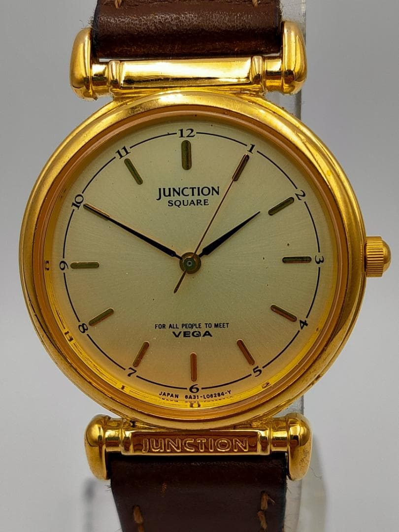 Citizen JUNCTION SQUARE 6A31-L01765 Gold-Tone Quartz Watch | Japan - Citizen