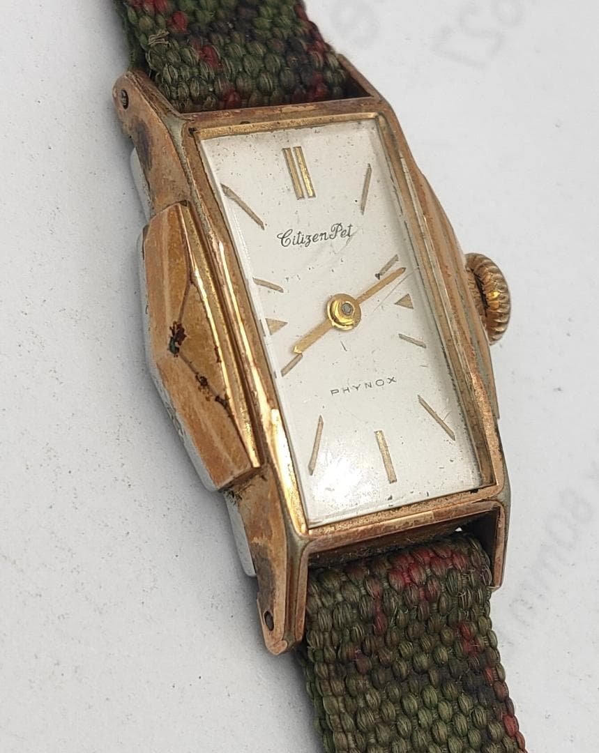 Citizen Vintage CITIZEN Pet PHYNOX Ladies Hand-Winding Wristwatch – As-Is/Junk