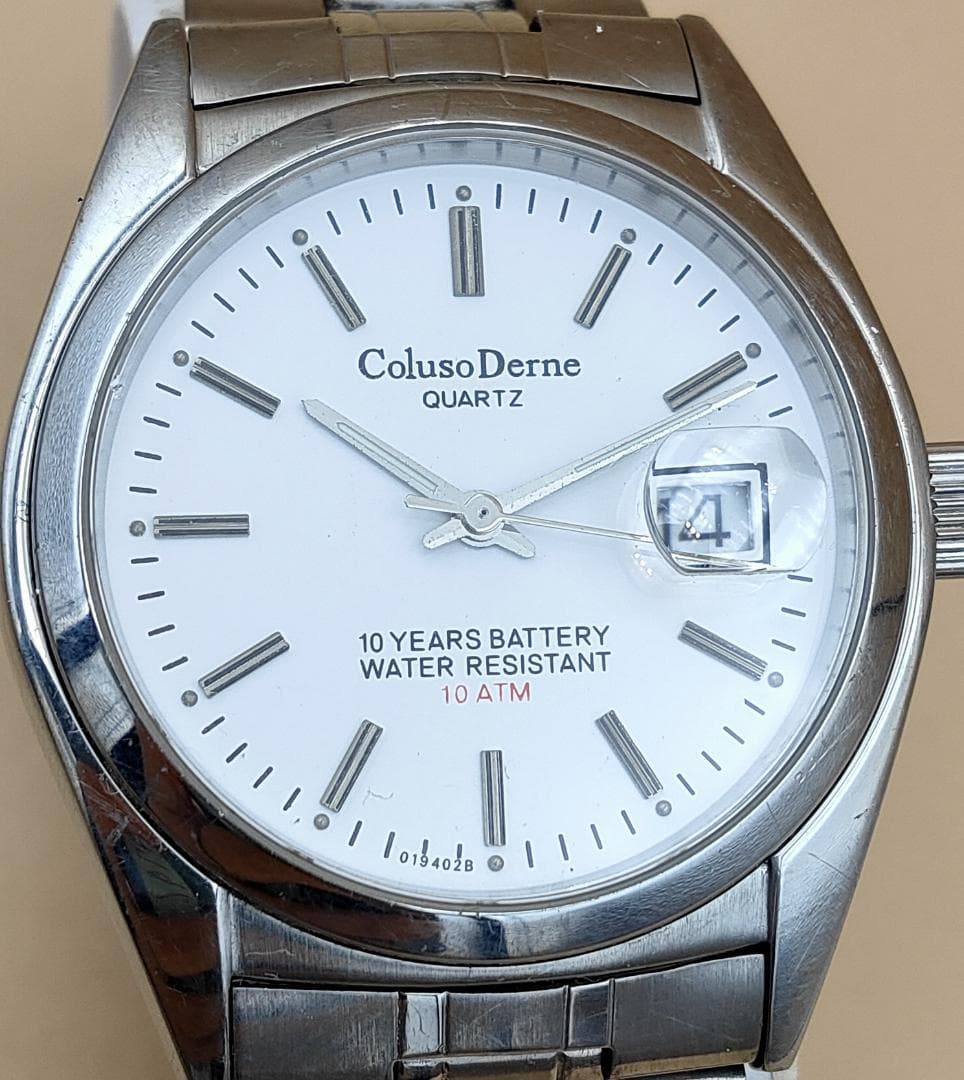Vintage Coluso Derne JT-C2S6 Date Quartz Watch - As-Is Junk - Coluso Derne