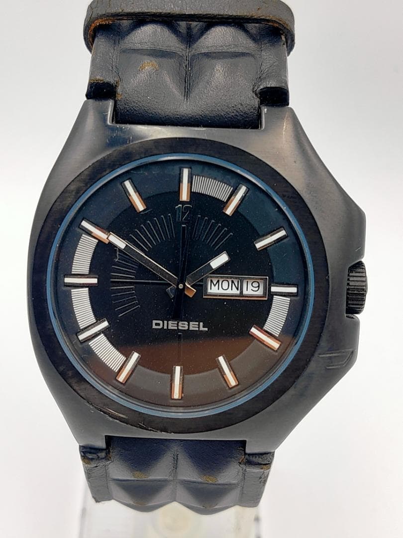 Diesel DZ-1104 Black PVD Day-Date Quartz Watch | Japan - DIESEL