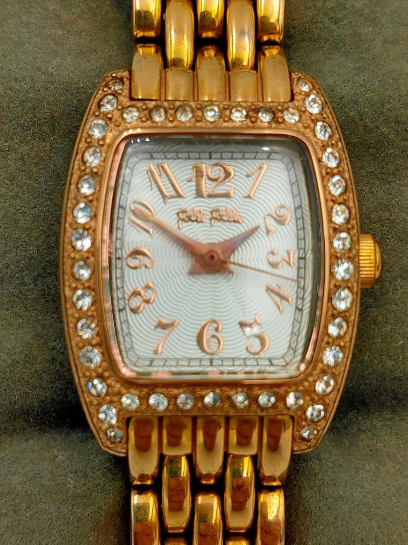 Folli Follie WF5R142BP Rose Gold-Tone Crystal Ladies Quartz Watch - Folli Follie