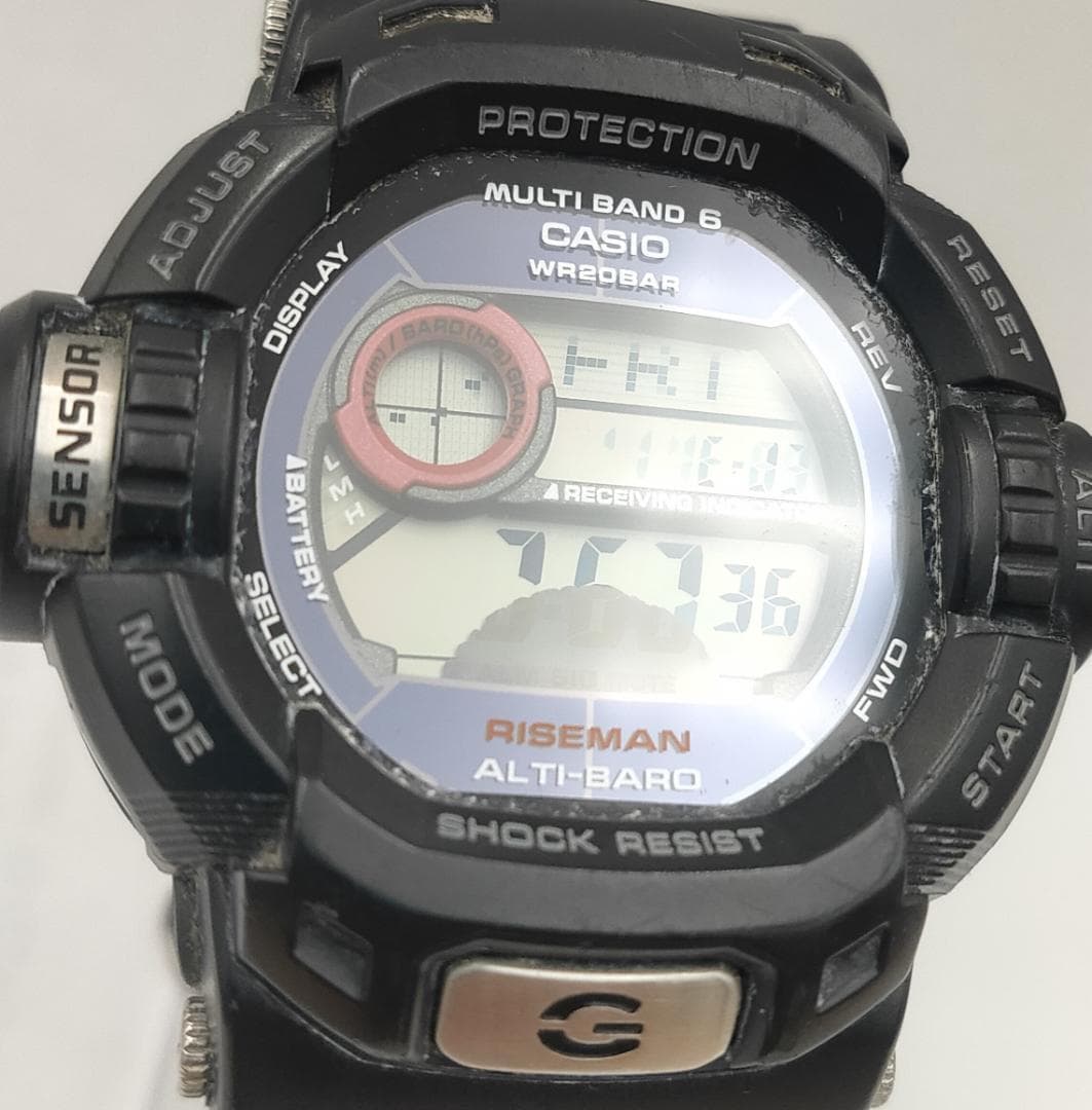 G-Shock Vintage CASIO G-SHOCK Riseman ALTI-BARO Wristwatch – As-Is/Junk