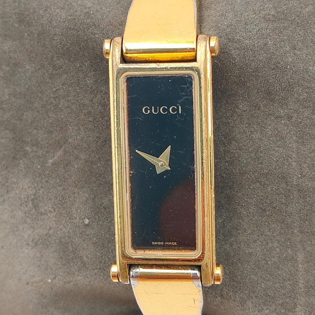 Gucci 1500L Gold-Tone Bangle Watch | Swiss Made - GUCCI