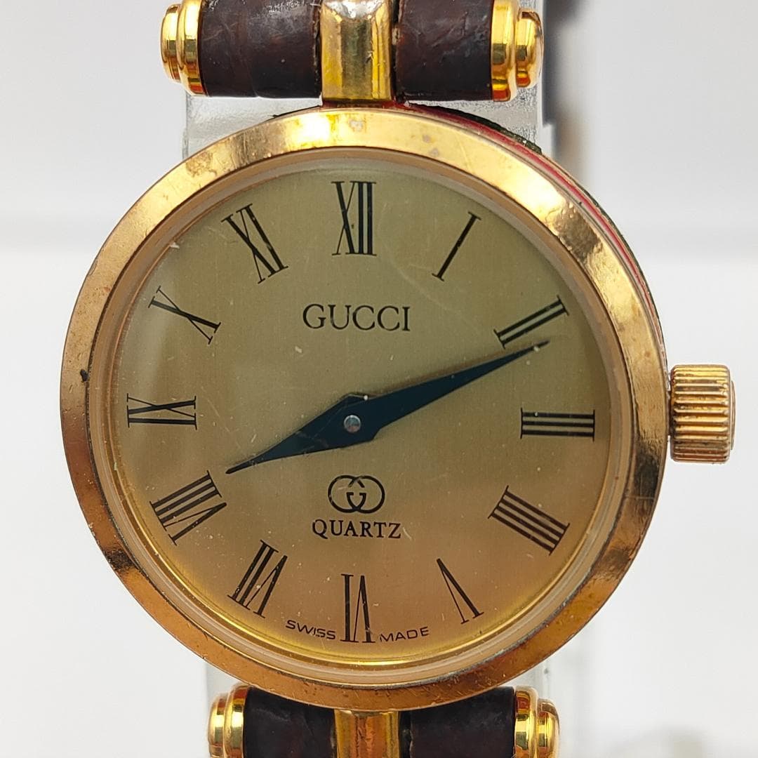 GUCCI AS-IS GUCCI Vintage Gold Tone Ladies Quartz Watch | Japan
