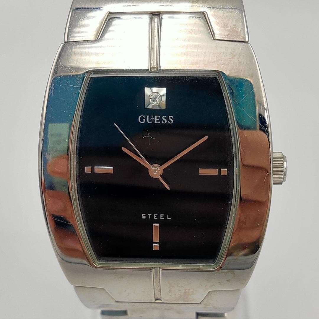 Guess GUESS Steel Quartz Wristwatch – As-Is/Junk