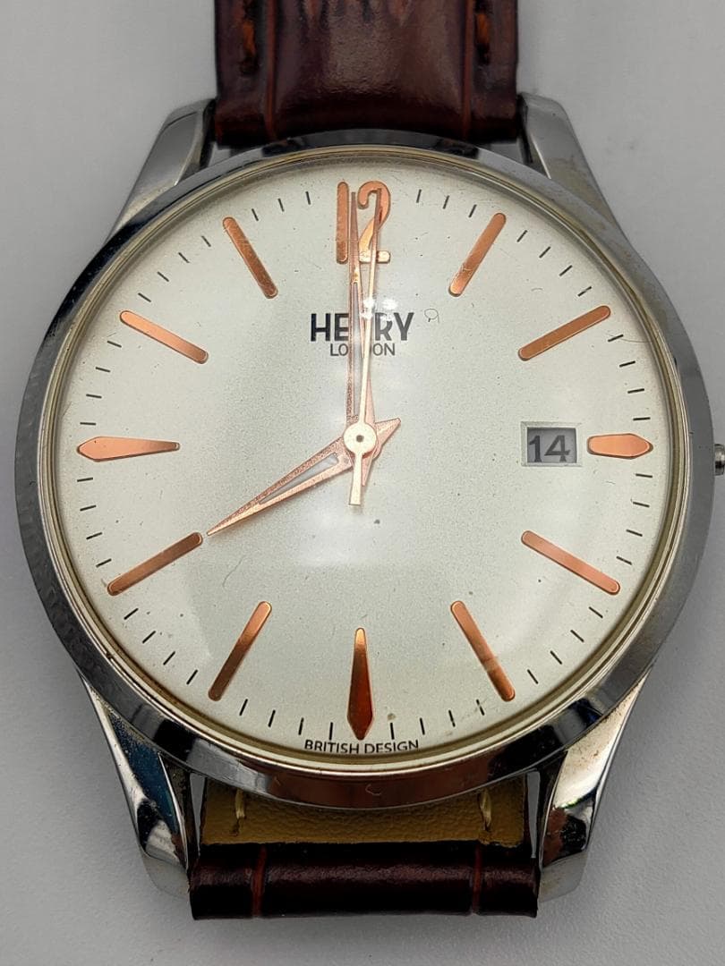 Henry London Highgate HL39-S-0005 66 Quartz Date Watch - HENRY PHILNDON