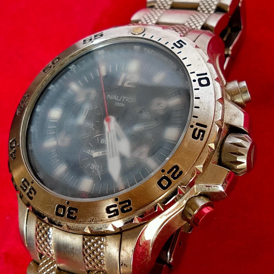 Nautica NST N19508 Chronograph Quartz Watch | Japan - NAUTICA