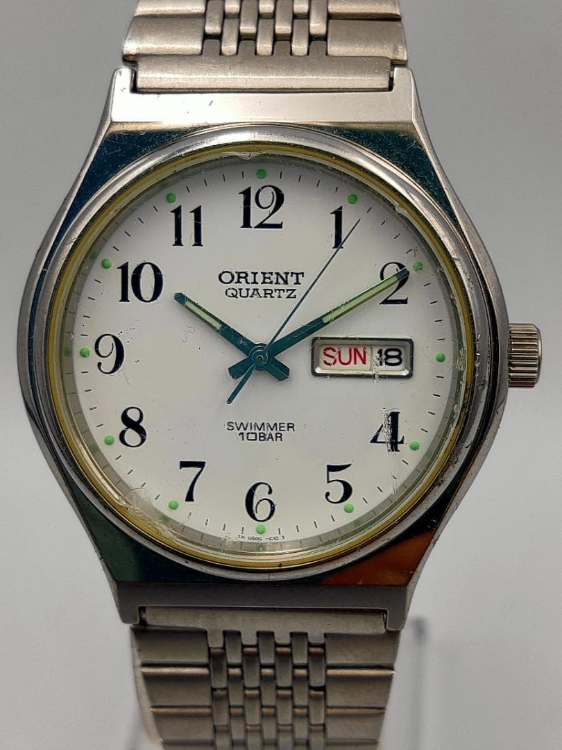 Orient Swimmer UG00-C0 Day Date Quartz Men's Watch — JDM Japan - ORIENT
