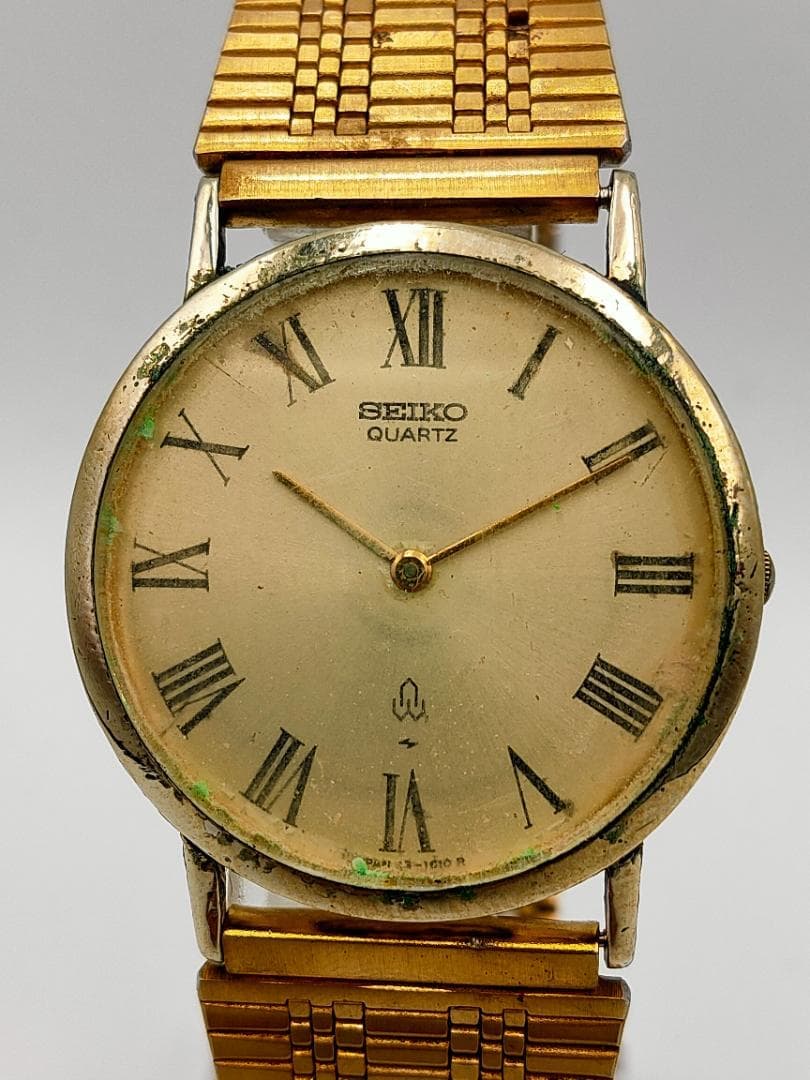 SEIKO Seiko 43-0240 Gold-Tone Quartz Dress Watch | Japan