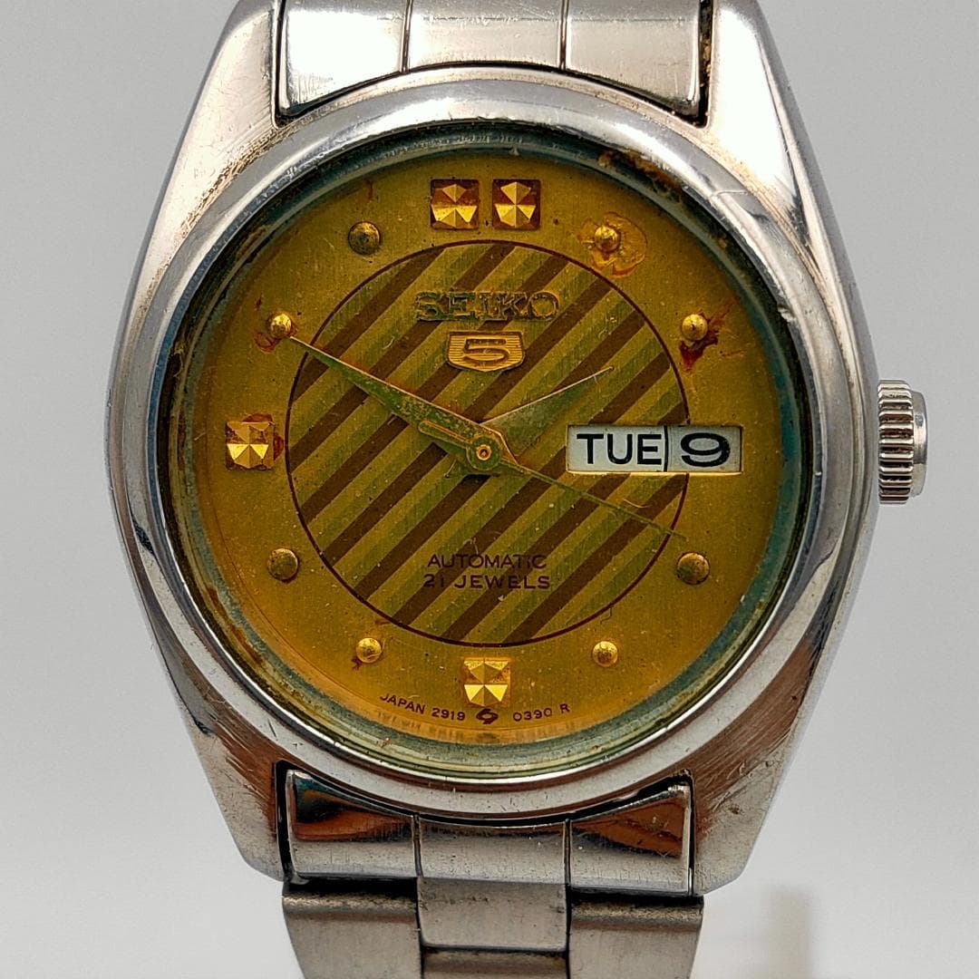 SEIKO 5 Seiko 5 2919-0190 Cal.2919 Automatic Day-Date Watch | Japan