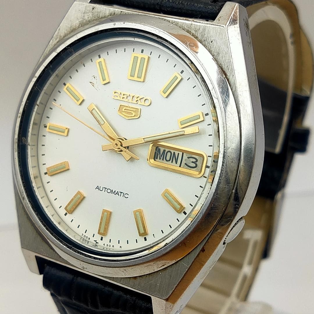 Seiko 5 7009-876A Cal.7009 Automatic Day-Date Watch | Japan - SEIKO 5