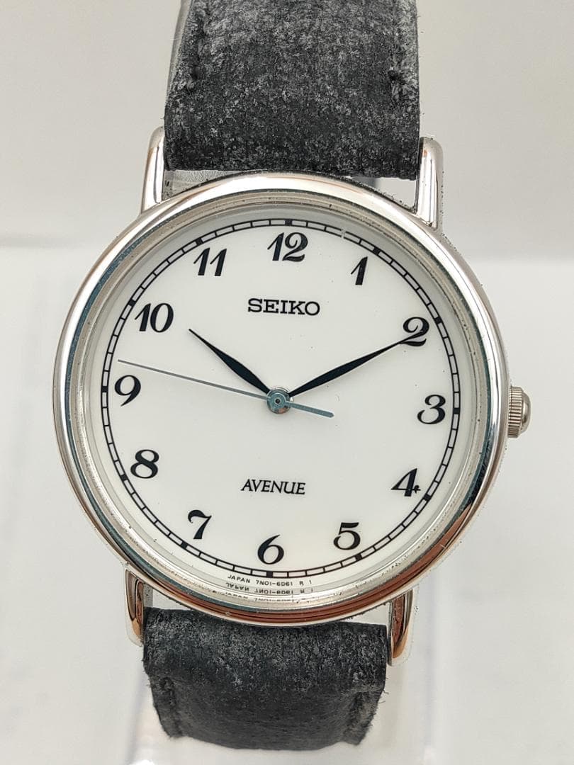 SEIKO Seiko Avenue 7N01-6D30 Antimagnetic 60G Quartz Dress Watch | Japan