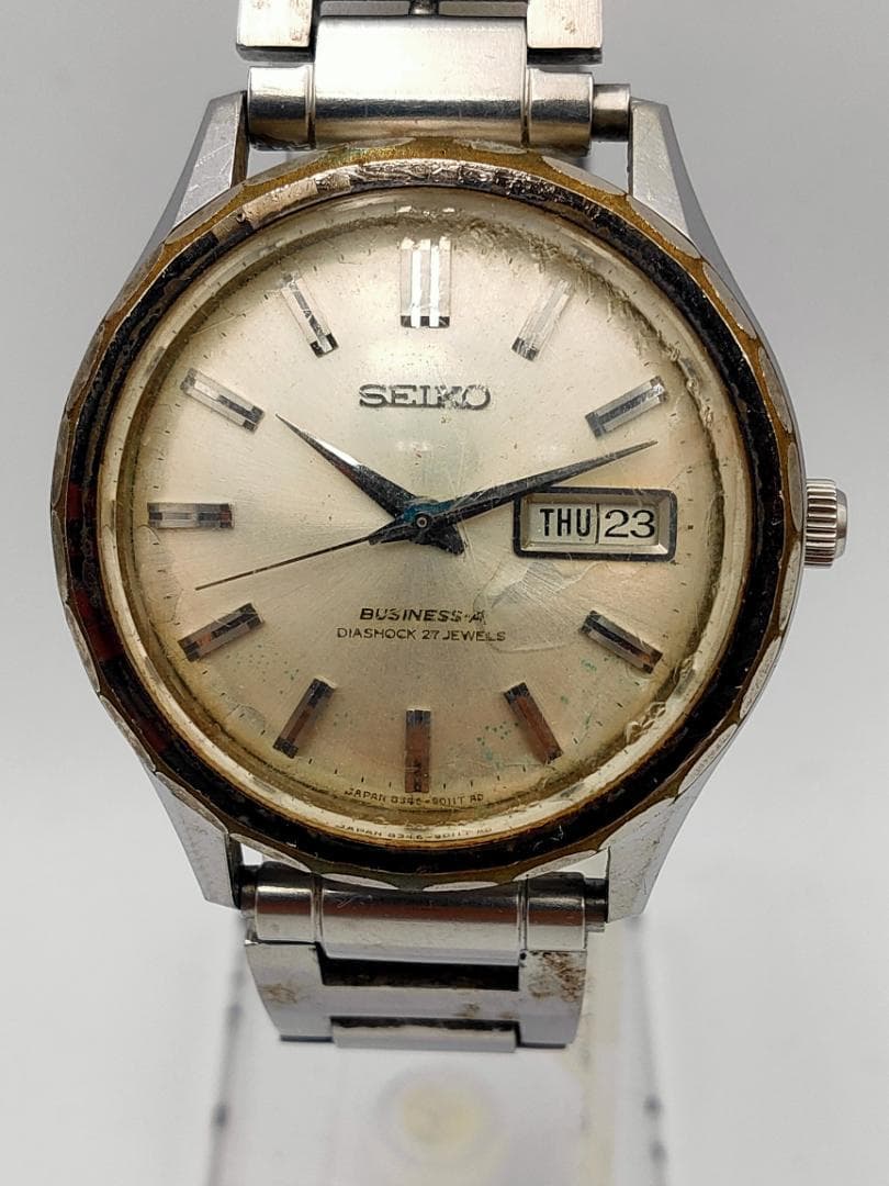 Seiko Business-A 8346-9010 Diashock 27J Day-Date Automatic Watch | - SEIKO