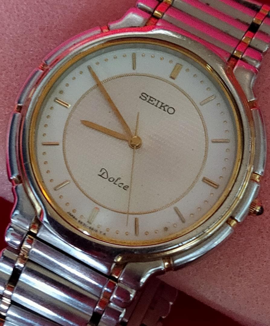 SEIKO Seiko Dolce 5E31-6B20 Two-Tone Dress Watch | Japan
