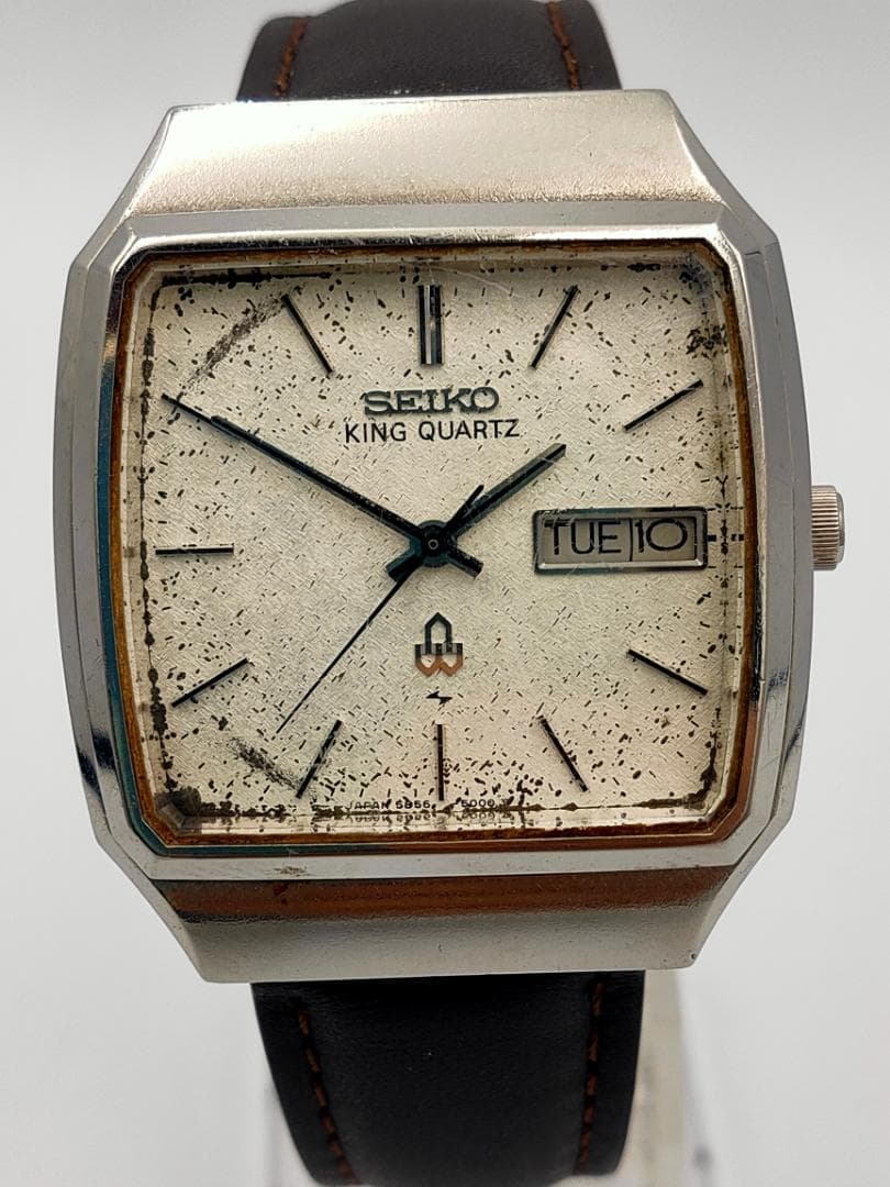 SEIKO Seiko King Quartz 5856-5000 Cal.5856 Day-Date Vintage Watch | Japan