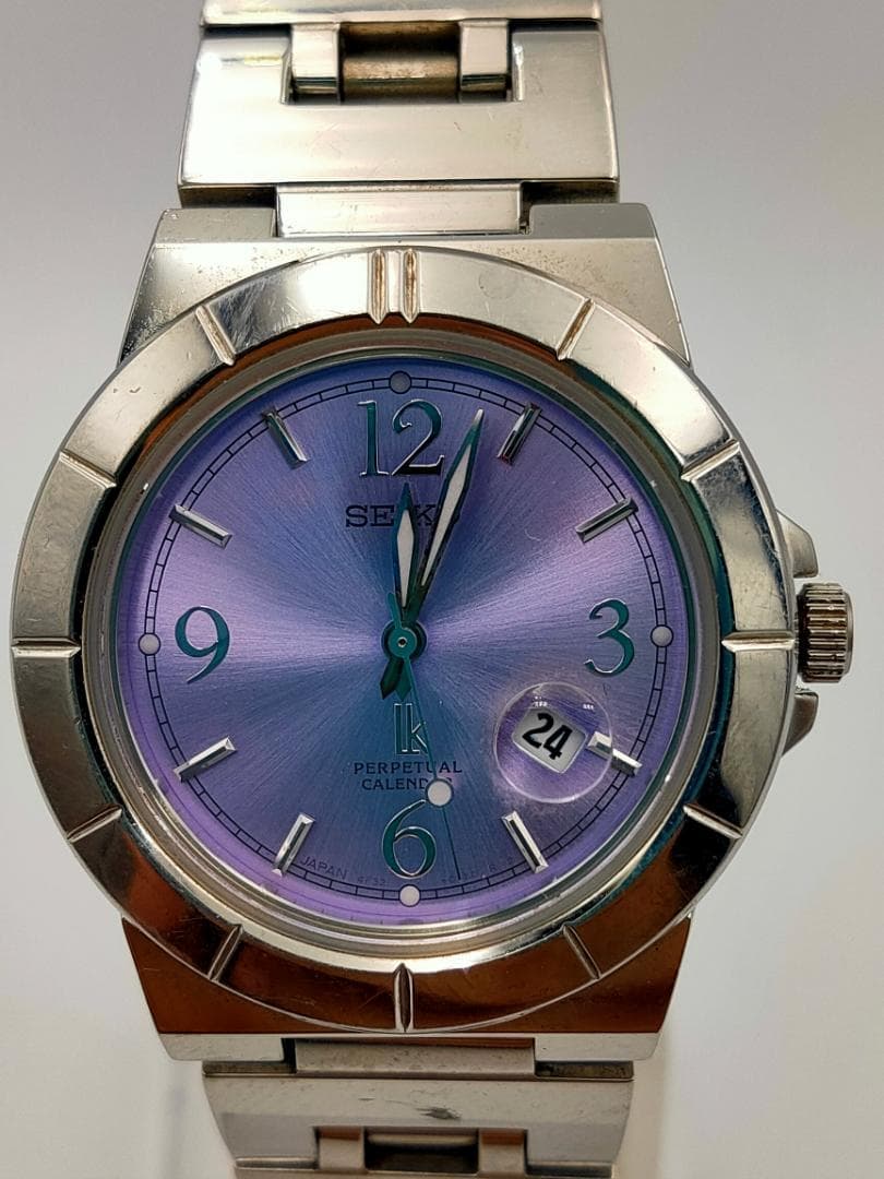 SEIKO Seiko Lukia Perpetual Calendar Ladies Watch – Purple Dial – As-Is