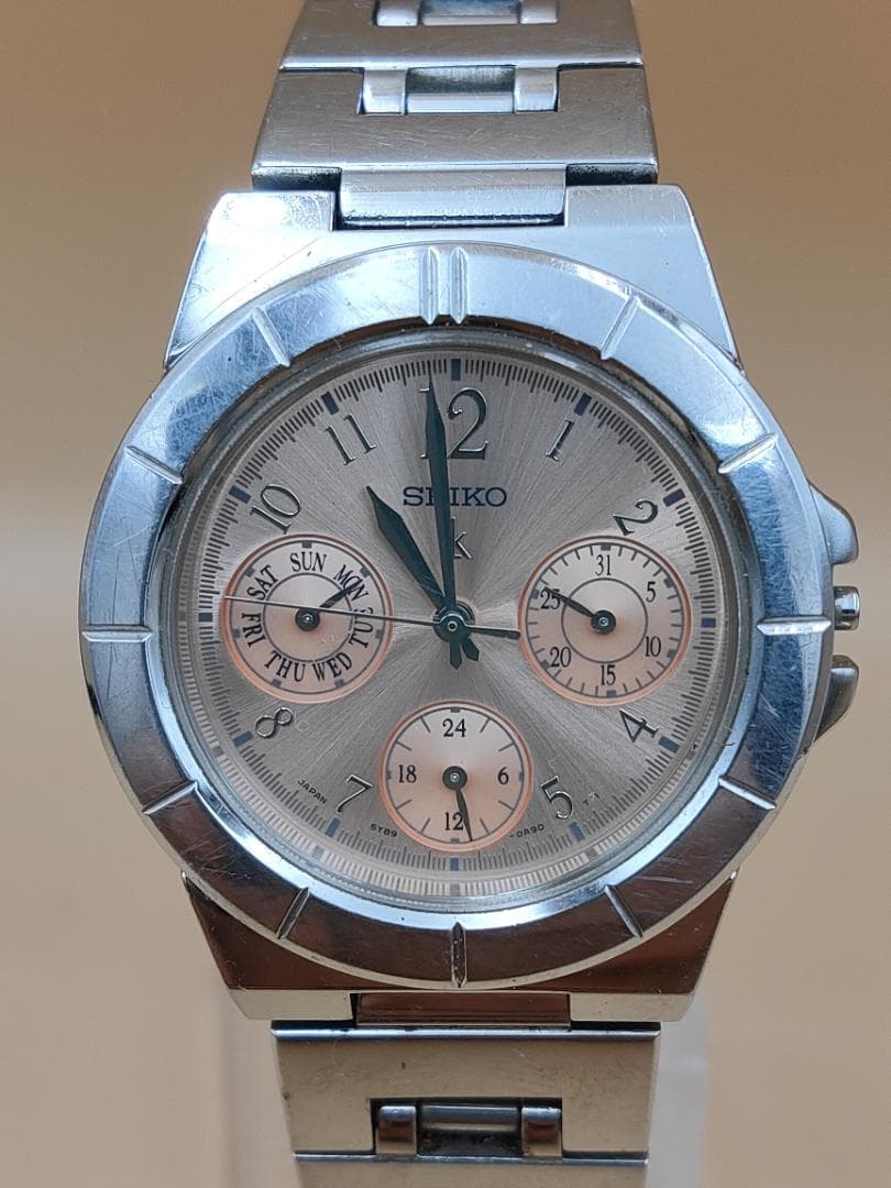 Seiko Vintage Seiko Lukia 5Y89-0B30 Ladies Multi-Function Quartz Watch