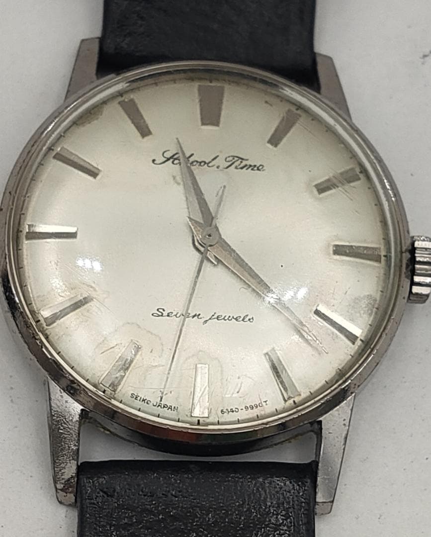 Vintage Seiko School Time 6640-9990 7 Jewels Hand-Winding Watch | Japan - SEIKO