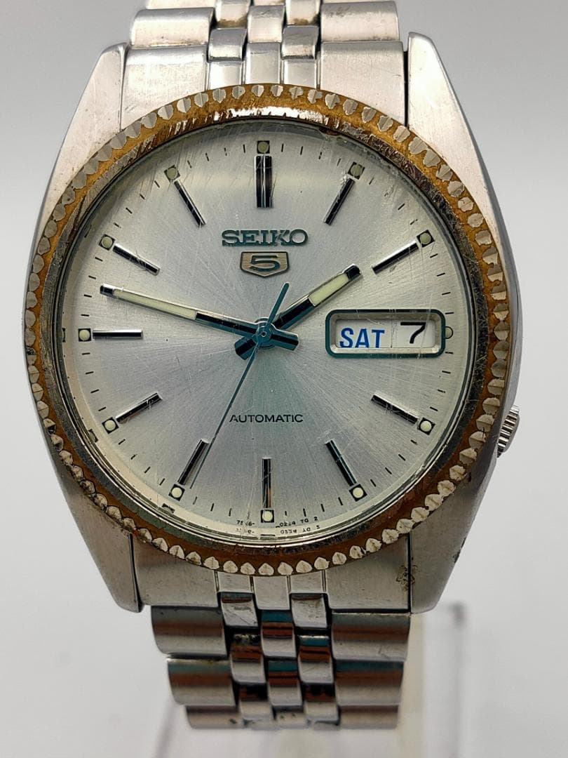 SEIKO Vintage Seiko 5 "Datejust" 7S26-3110 Automatic Two-Tone Men's Watch