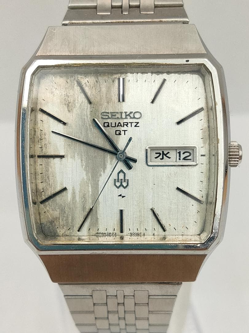 SEIKO Vintage 1991 Seiko Spirit 5E31-5A60 Tank Square Quartz Men's Dress Watch