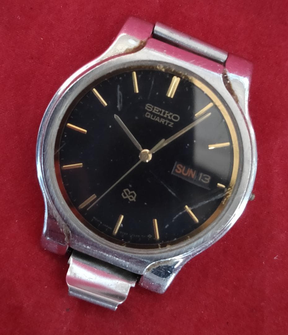 SEIKO Seiko SQ 5Y23-7160 Cal.5Y23 Quartz Day-Date Watch | Japan