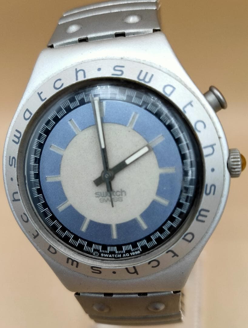 Swatch Swatch Irony Big Loomi Zebah YGS9000AG Backlight Quartz Watch | Swiss Made