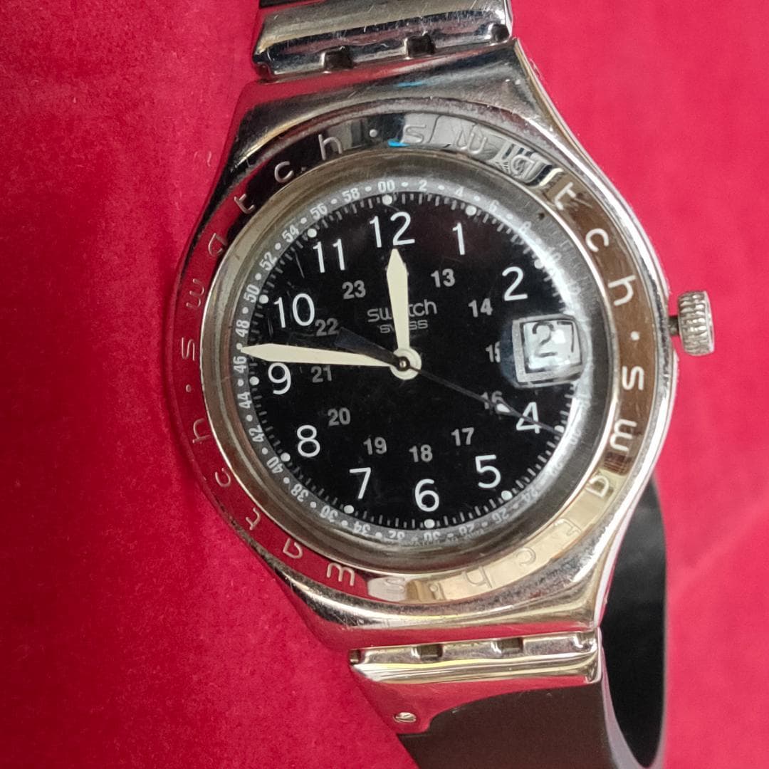 Swatch Irony Stainless Steel Date Quartz Watch | Swiss Made - Swatch