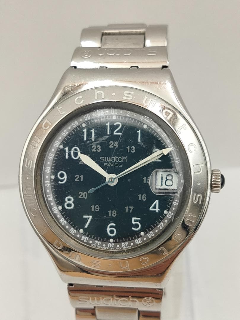 Vintage Swatch Irony Stainless Steel Wristwatch – As-Is/Junk - swatch