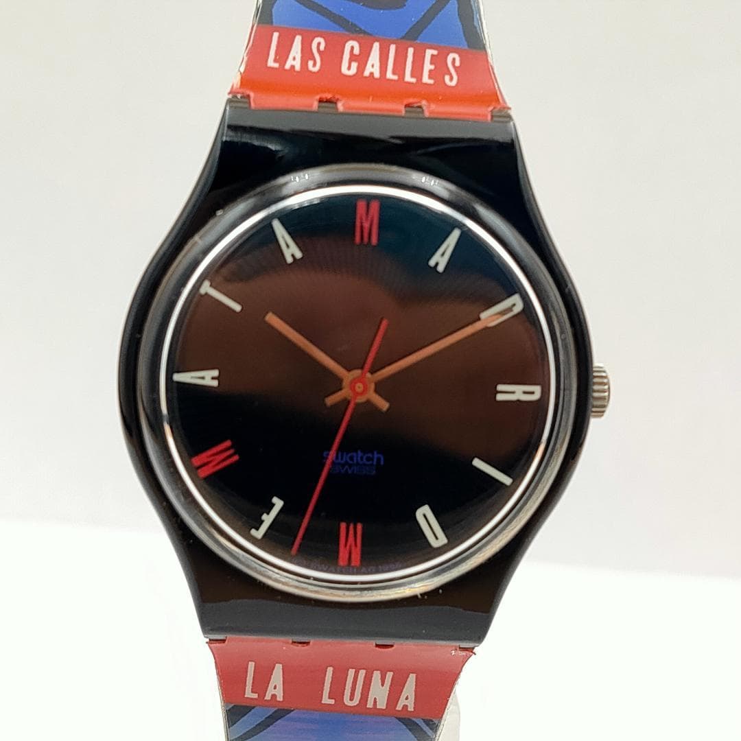 swatch Vintage 1996 Swatch Madrilino Watch GB181 – Rare Artistic Design