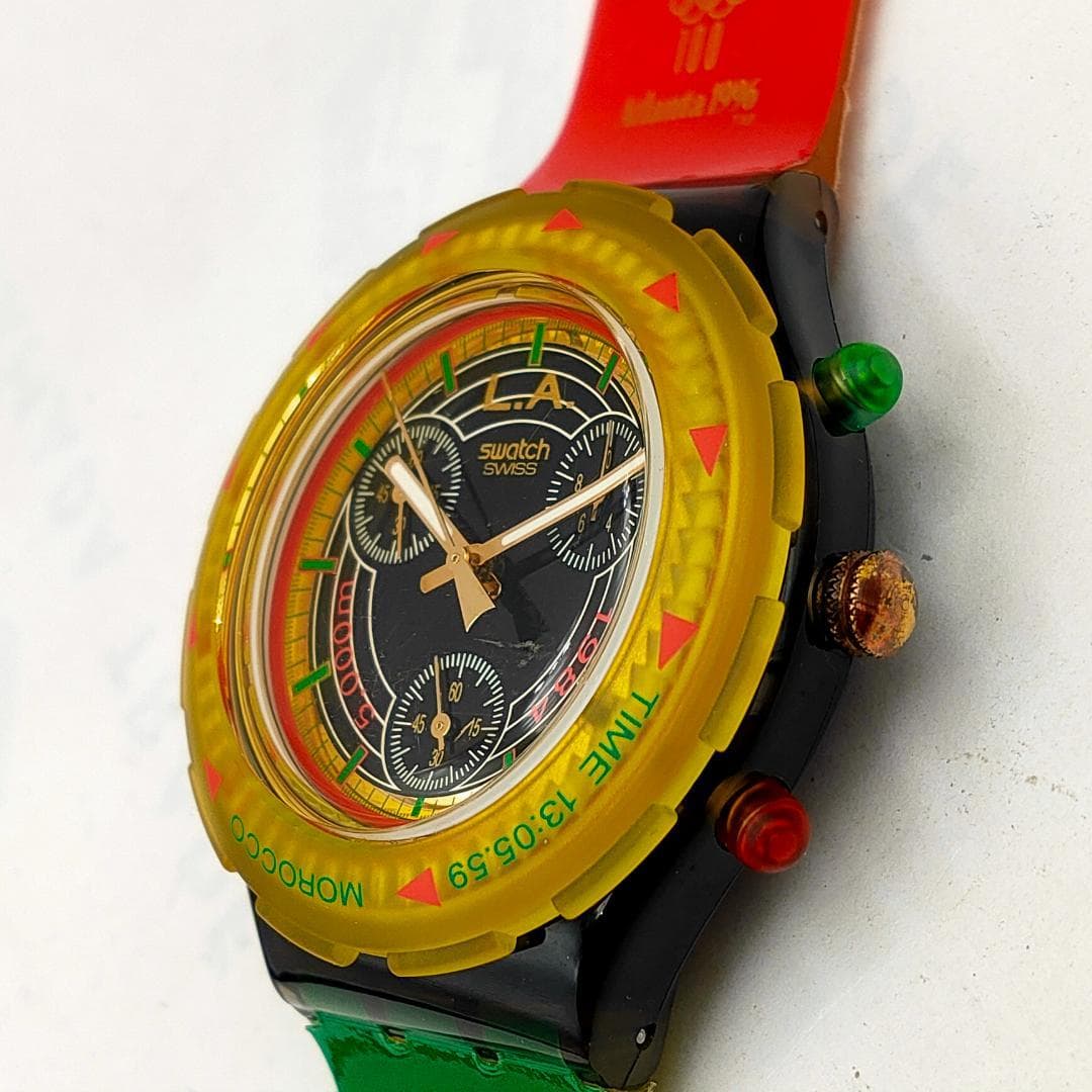 Vintage Swatch Olympic Special – Saïd Aouita Chronograph - swatch