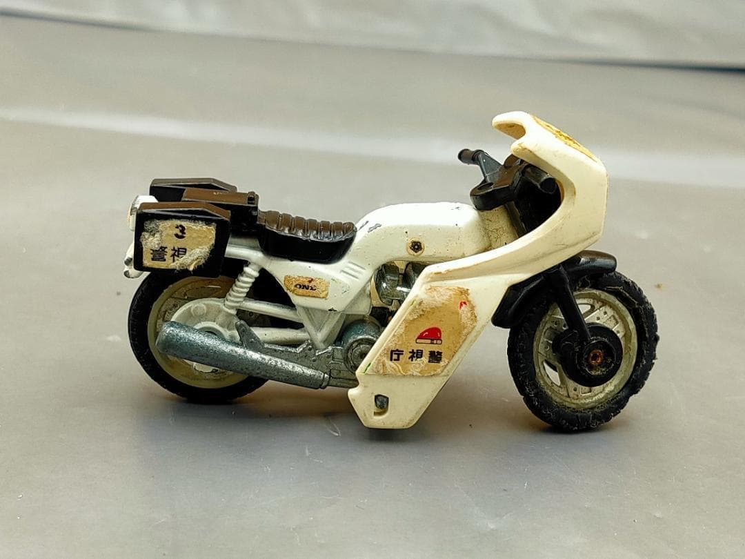 TOMY Vintage Tomy Honda Police Motorcycle (Shirobai) Made in Japan