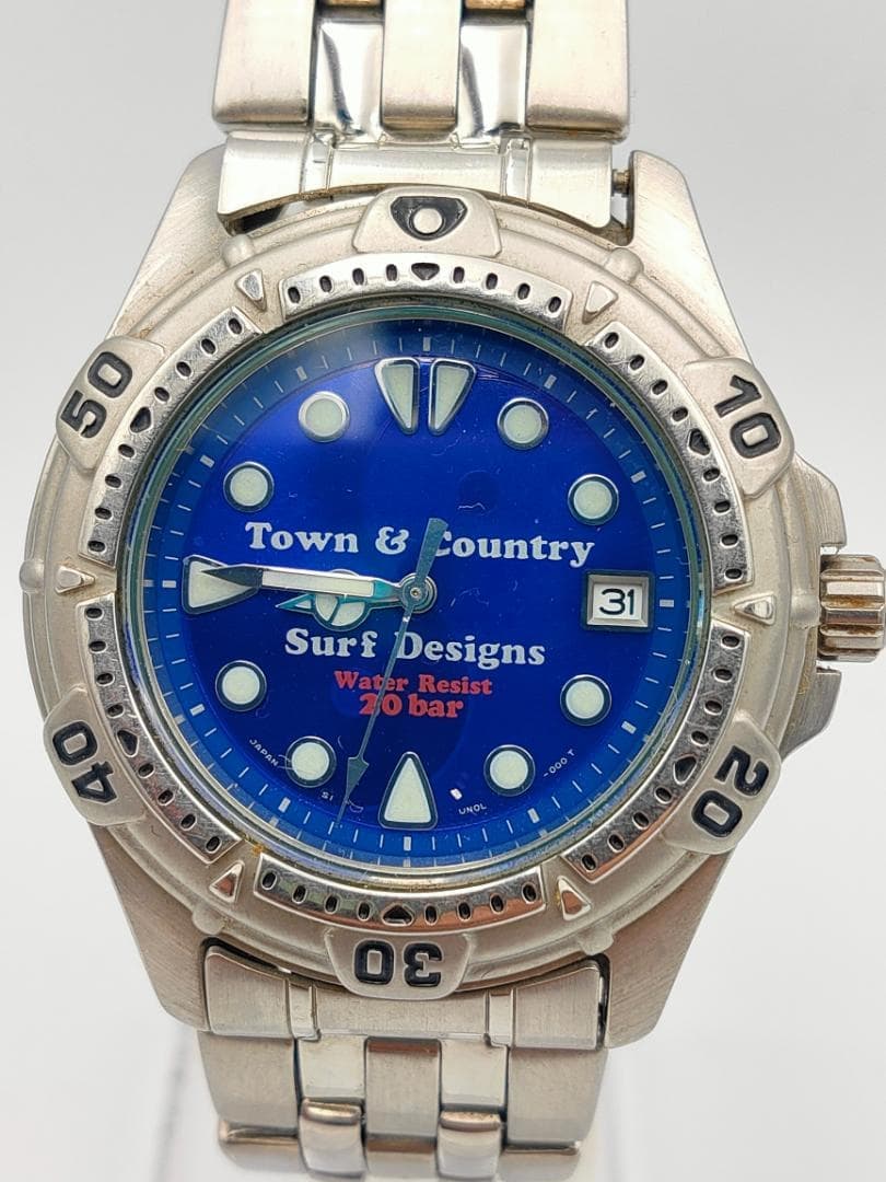 Town & Country Town & Country Surf Designs UNOL-C10 CA Quartz Diver Watch | Japan