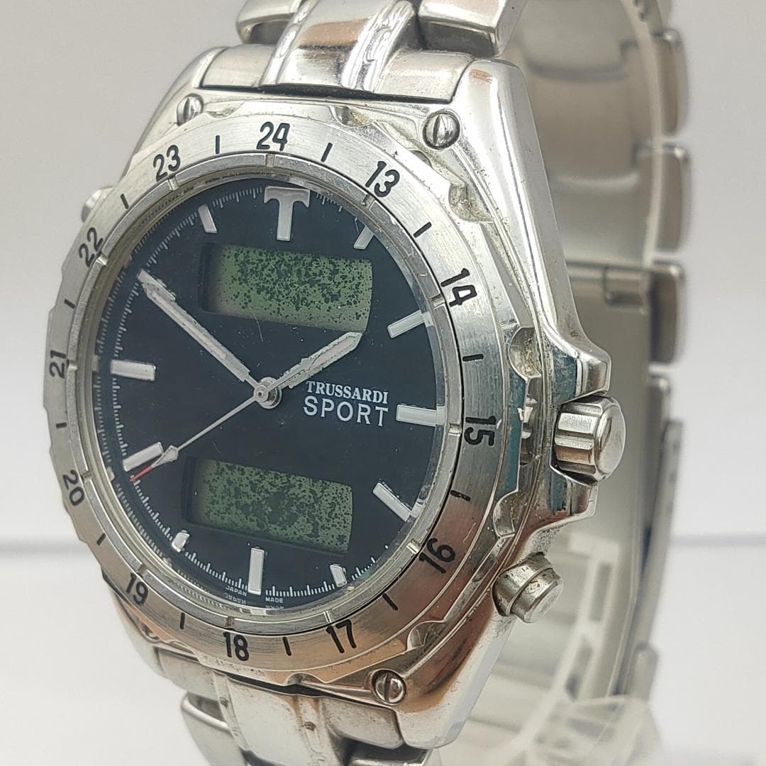 TRUSSARDI Trussardi Sport TS-2022 Ana-Digi Quartz Stainless Steel Watch | Japan