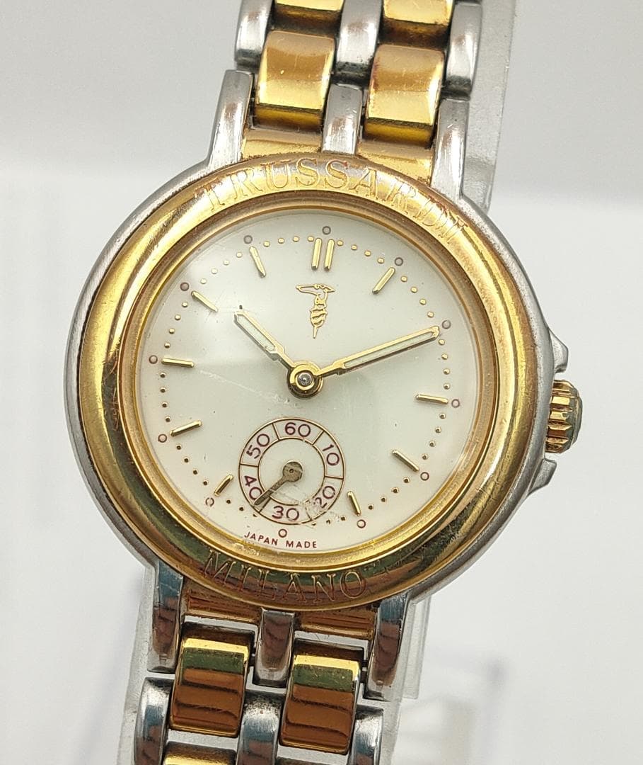 Vintage TRUSSARDI Ladies Two-Tone Wristwatch – As-Is/Parts - TRUSSARDI